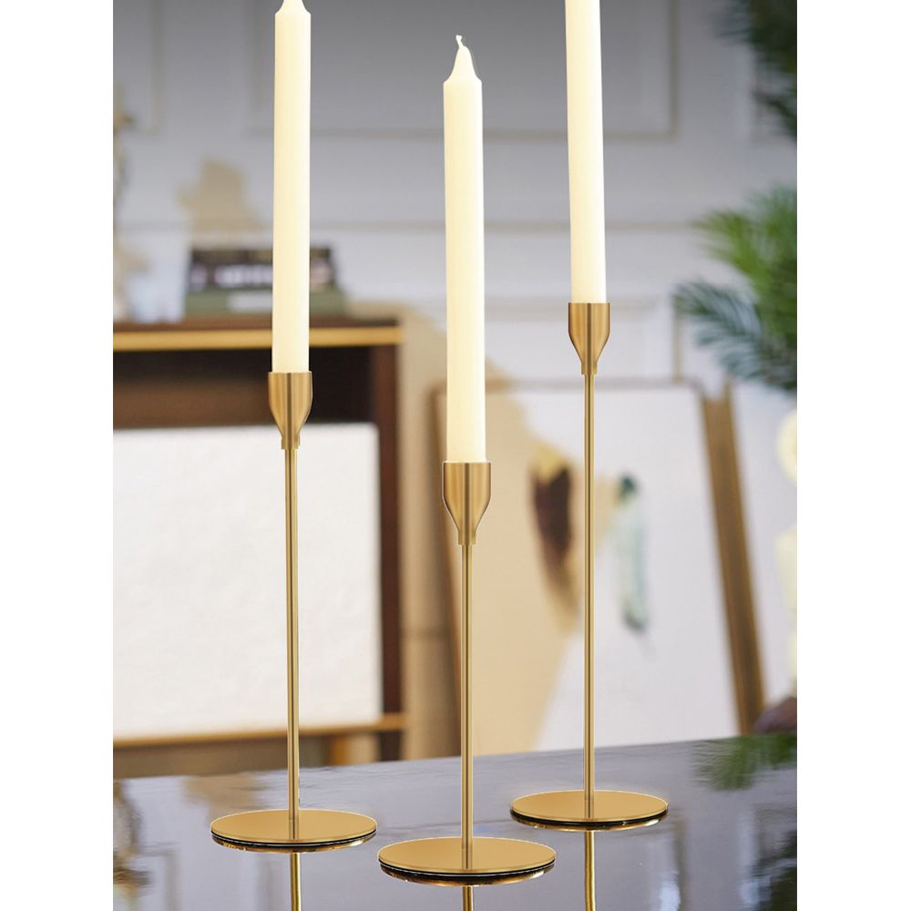 Home Decor Luxury - Ensemble de 3 chandeliers en cuivre,