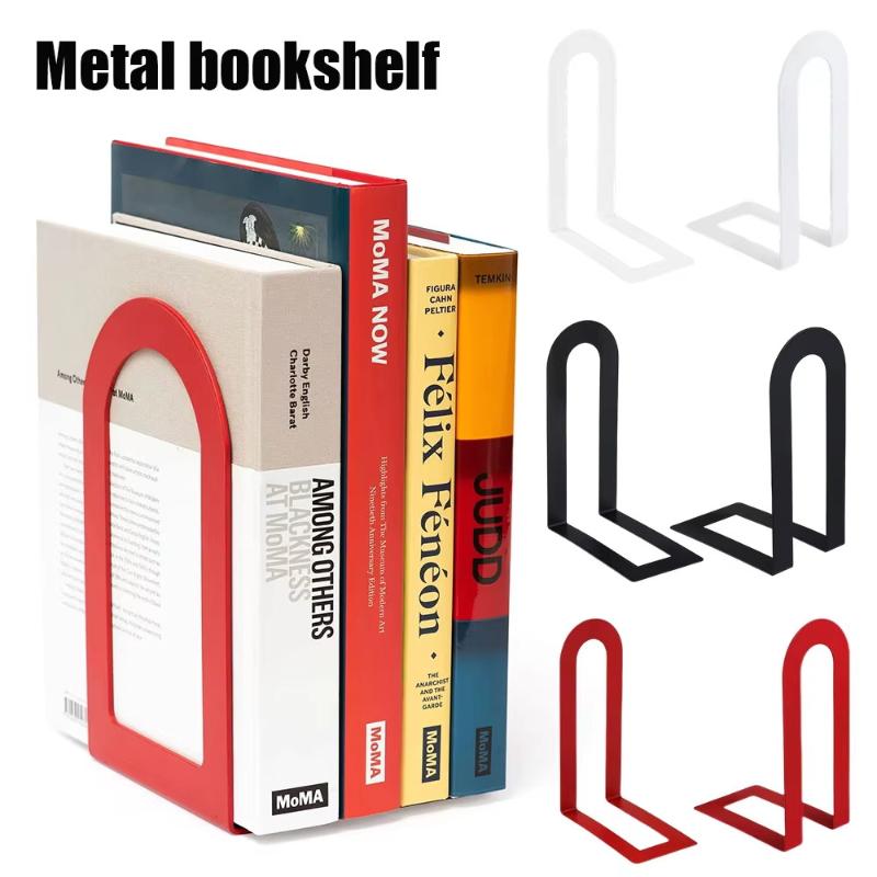 Aesthetic Bookend - 1 paire d'entretoises à livres en