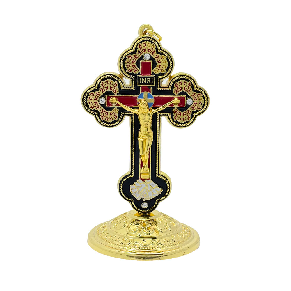 Home Decor Gift - Nouveau 2026 Crucifix Catholique sur Pied