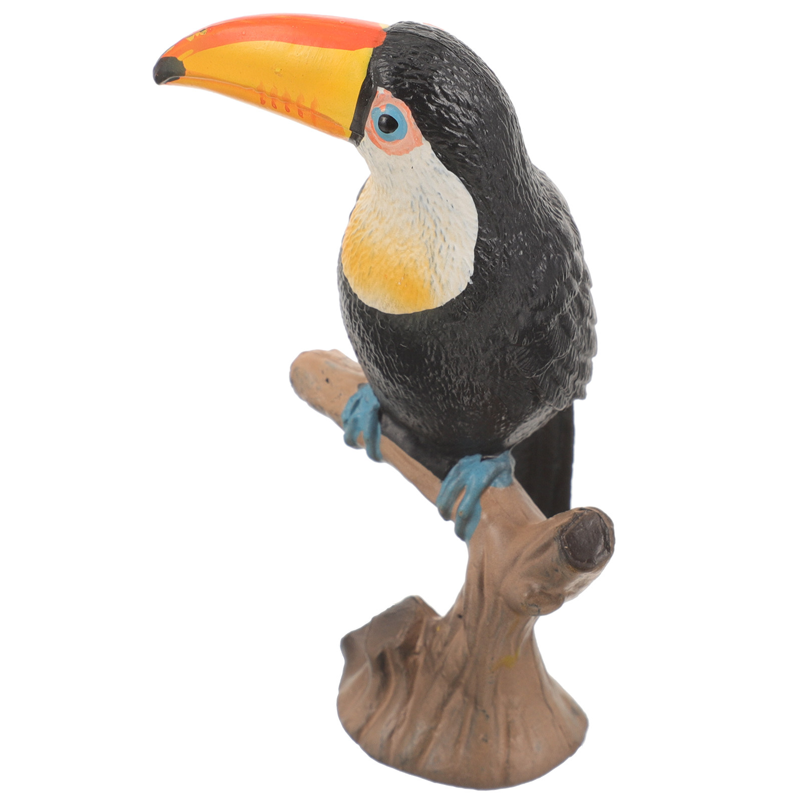 Home Decor Simulator - Toucan simulé en plastique, figurine d'oiseau