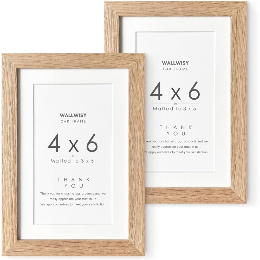 Bamboo Photo Frame - Cadre photo 4x6, en bois de