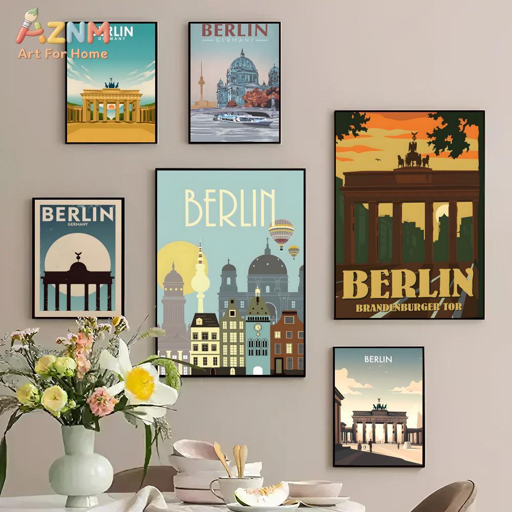 Germany Home Decor - AZNM Berlin Allemagne Art mural sur