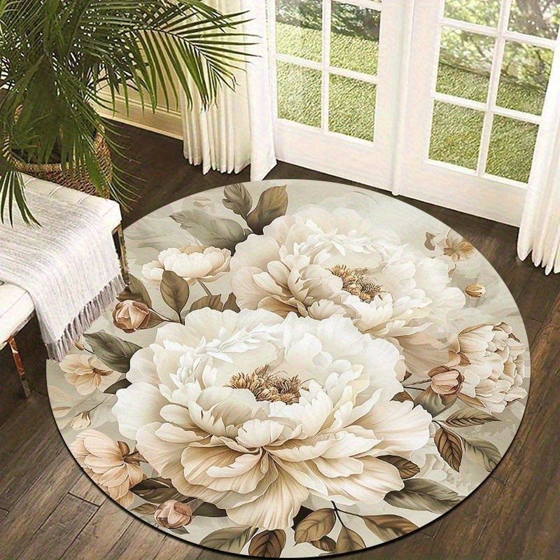 Home Decor Trend 2026 - Tapis de jeu Capybara rond, tapis