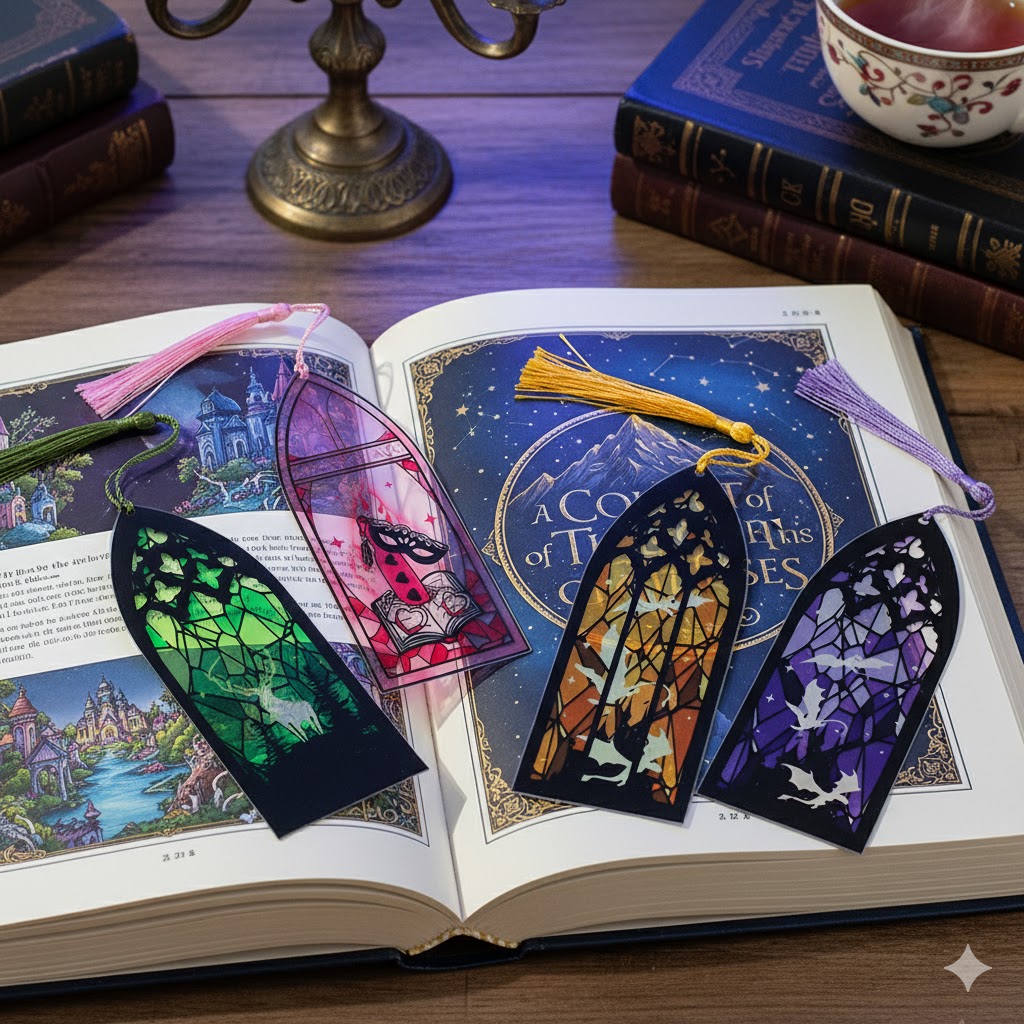 Aesthetic Bookend - Marque-page Chauve-souris Cour Nocturne ACOTAR Cour