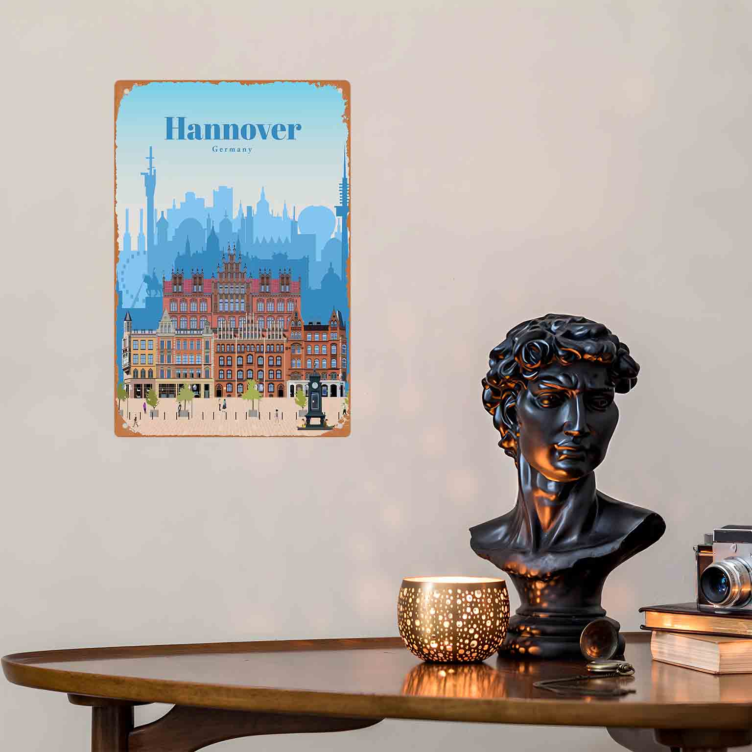 Panneau mural en métal 2D plat - Germany Home Decor avis et prix