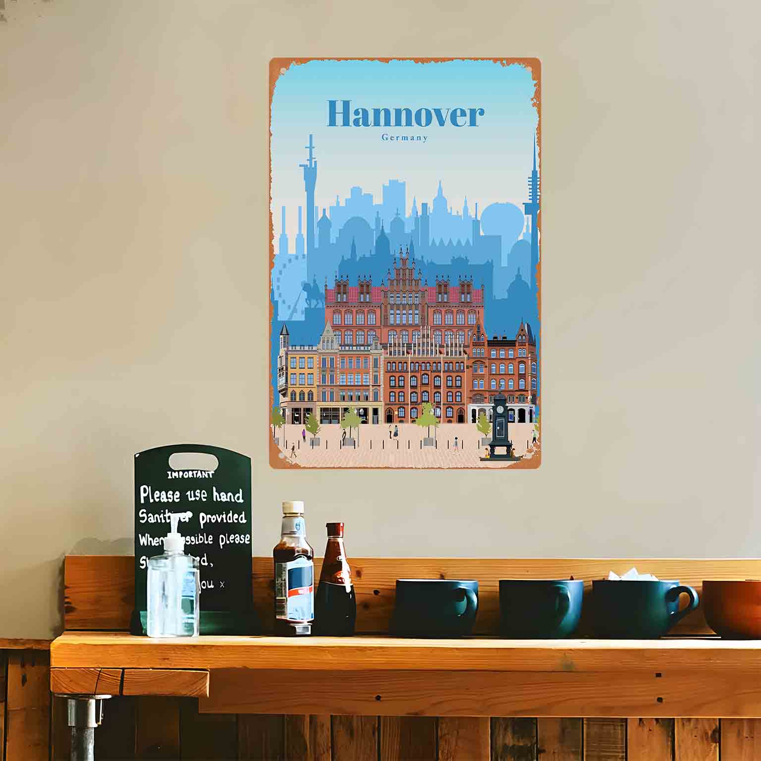 Panneau mural en métal 2D plat - Germany Home Decor avis et prix
