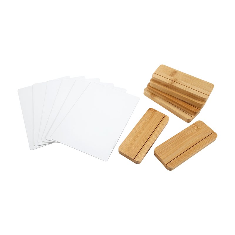 Lot de 6 cadres photo vierges  - Bamboo Photo Frame avis et prix