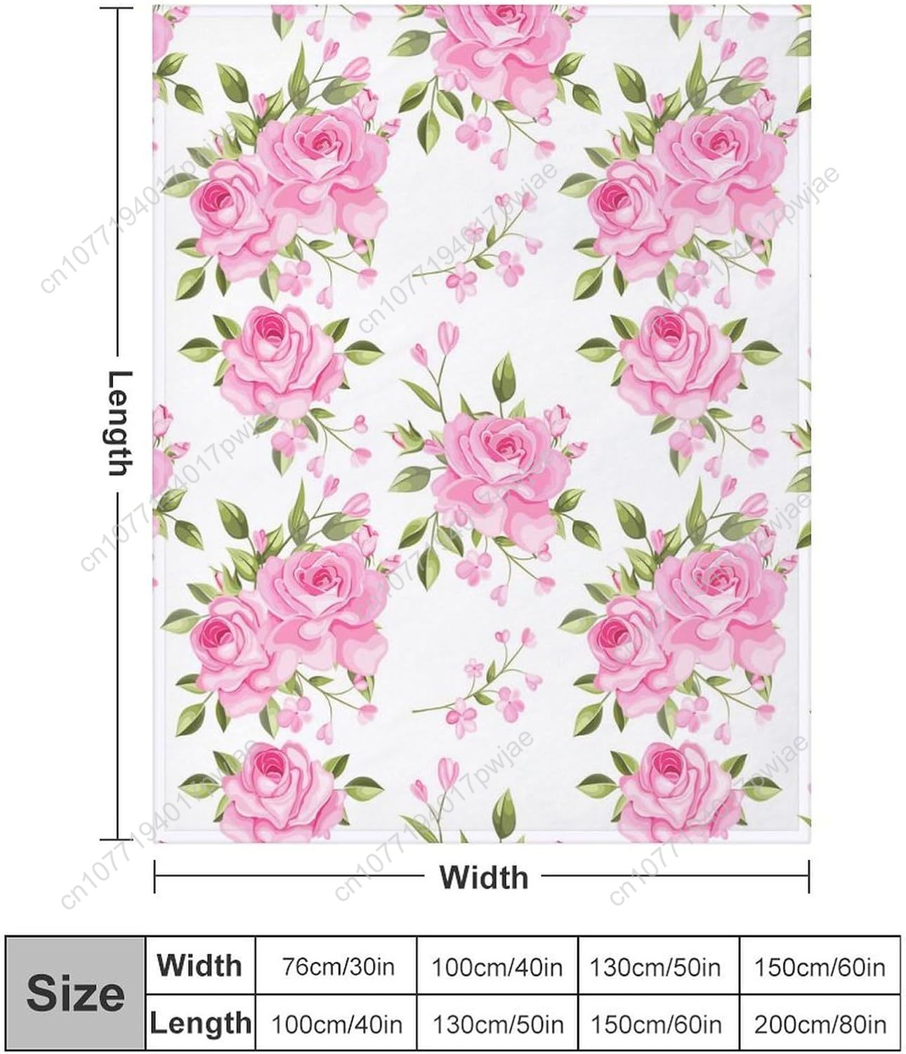 Couverture à fleurs roses, déc - Home Decor Luxury avis et prix