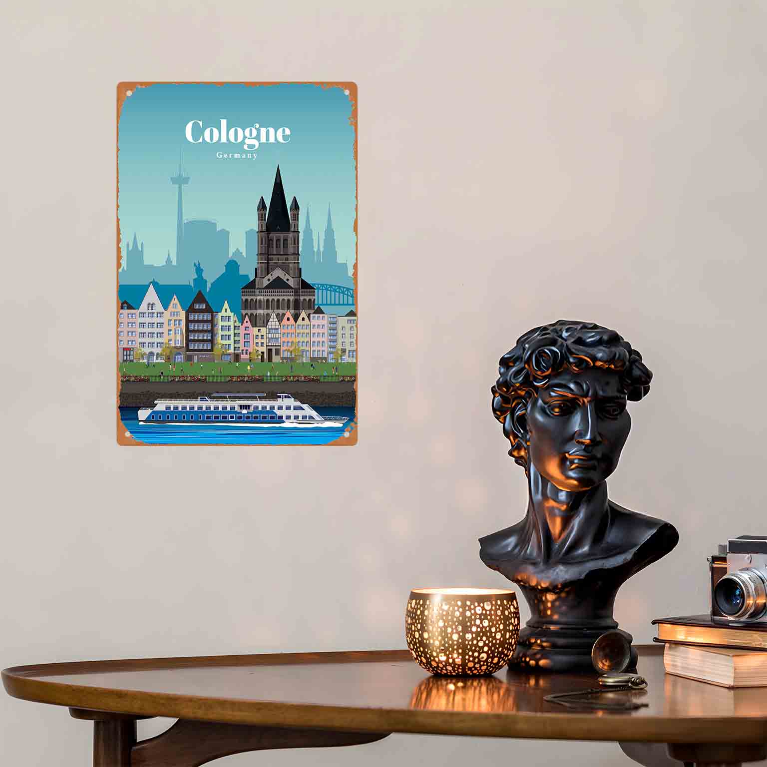 Panneau mural en métal 2D plat - Germany Home Decor avis et prix