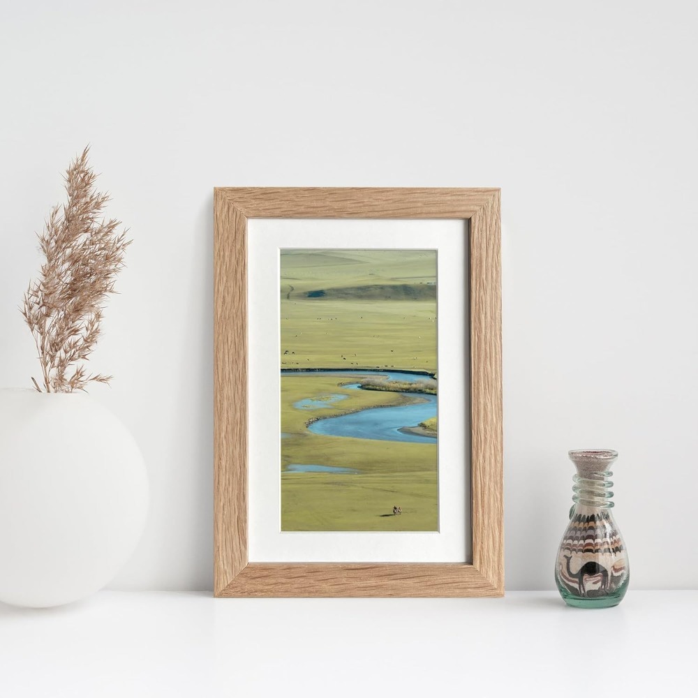 Cadre photo 4x6, en bois de ch - Bamboo Photo Frame avis et prix