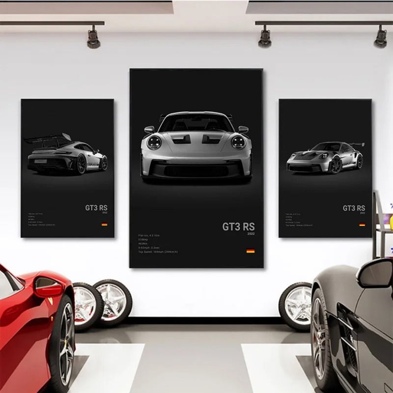 Affiche de voiture de sport de - Germany Home Decor avis et prix