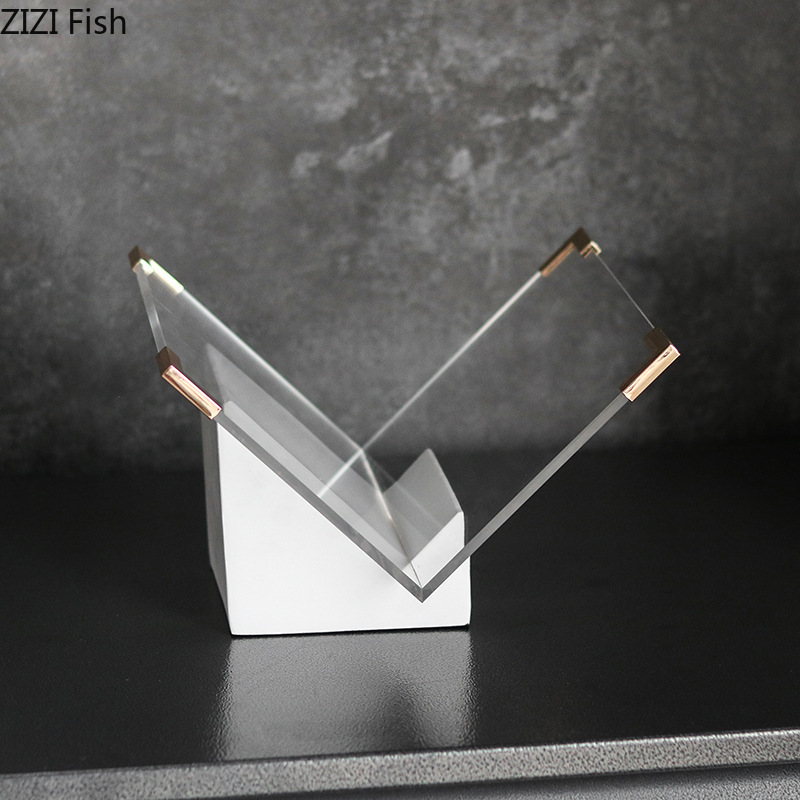 Porte-revues en acrylique marb - Aesthetic Bookend avis et prix