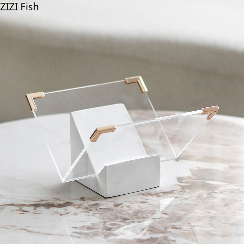 Porte-revues en acrylique marb - Aesthetic Bookend avis et prix