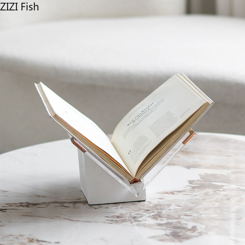 Porte-revues en acrylique marb - Aesthetic Bookend avis et prix