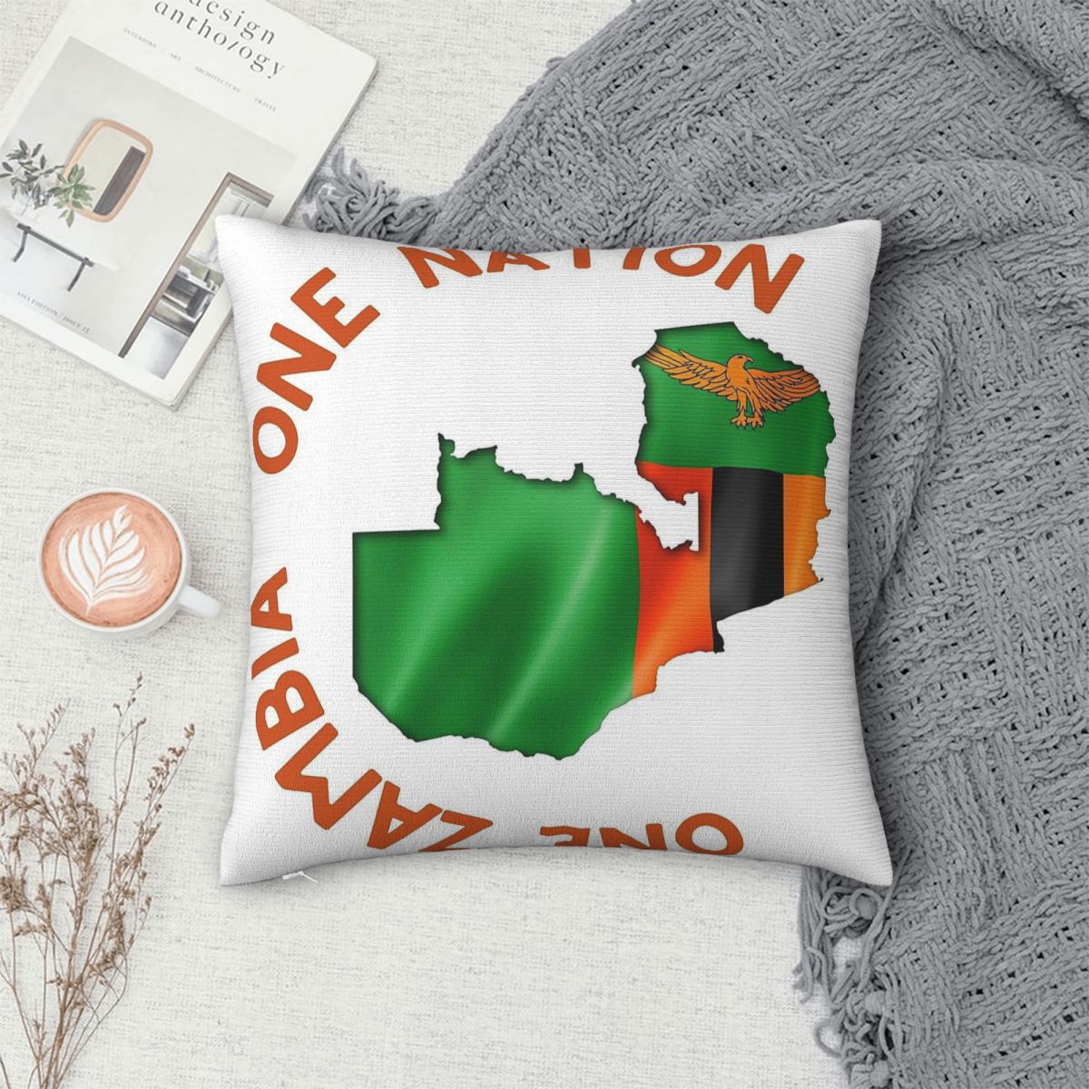 One Zambia One Nation - Housse - Home Decor Zambia avis et prix