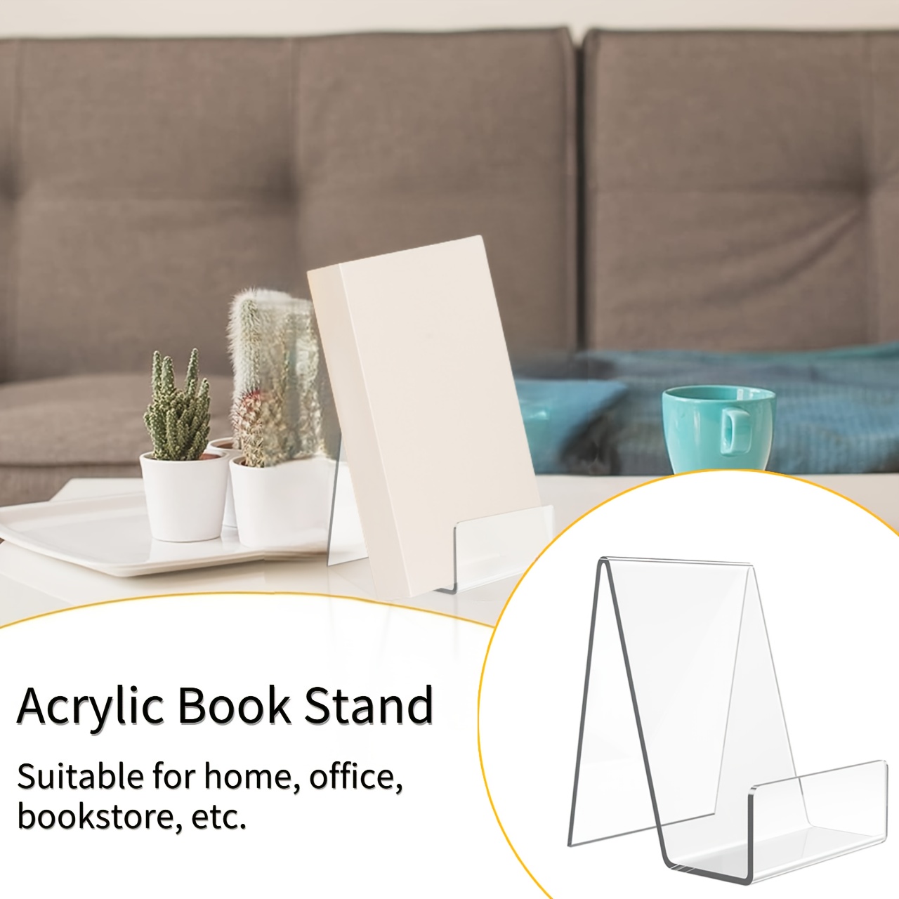 Support en acrylique transpare - Aesthetic Bookend avis et prix