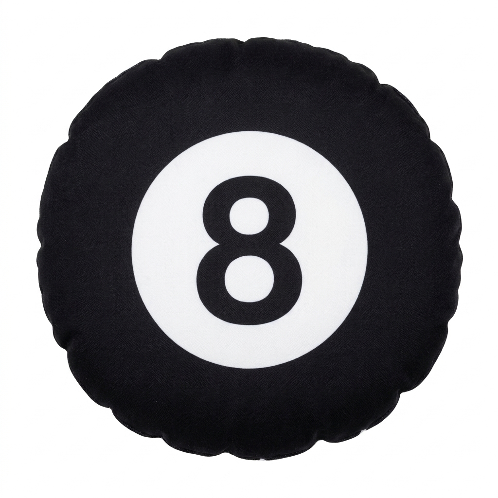 Coussin en peluche Billard 8 B - Home Decor Png avis et prix