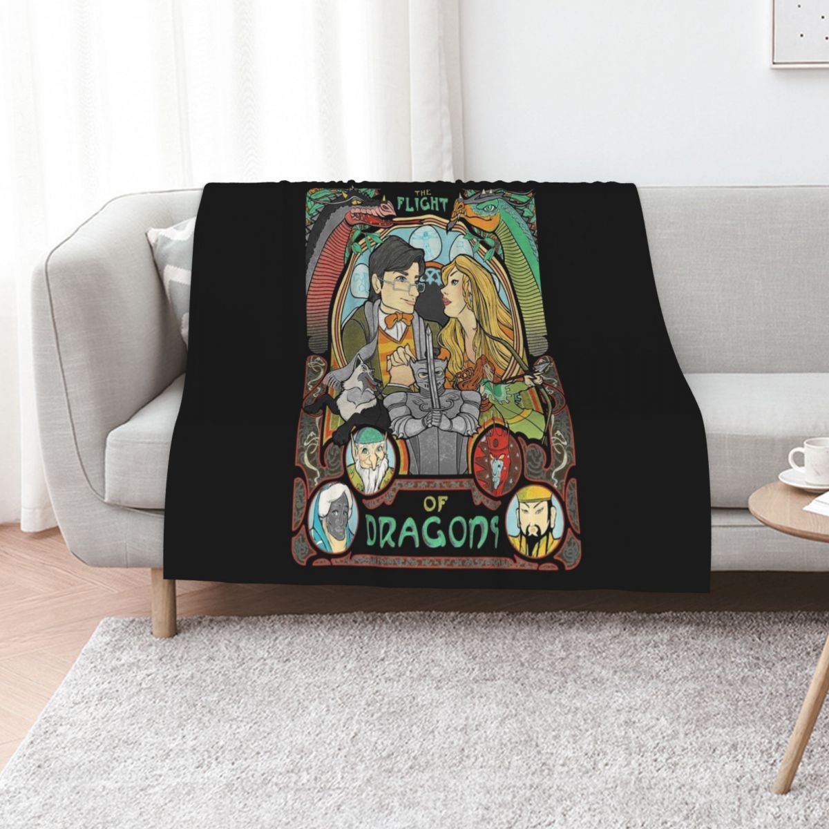 Flight of Dragons Essential T- - Home Decor Png avis et prix