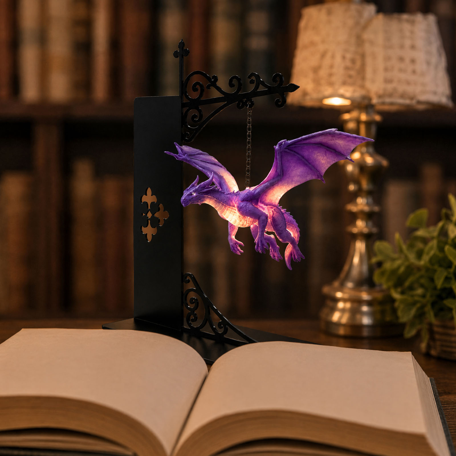 Lampe de lecture Dragon, lumiè - Aesthetic Bookend avis et prix