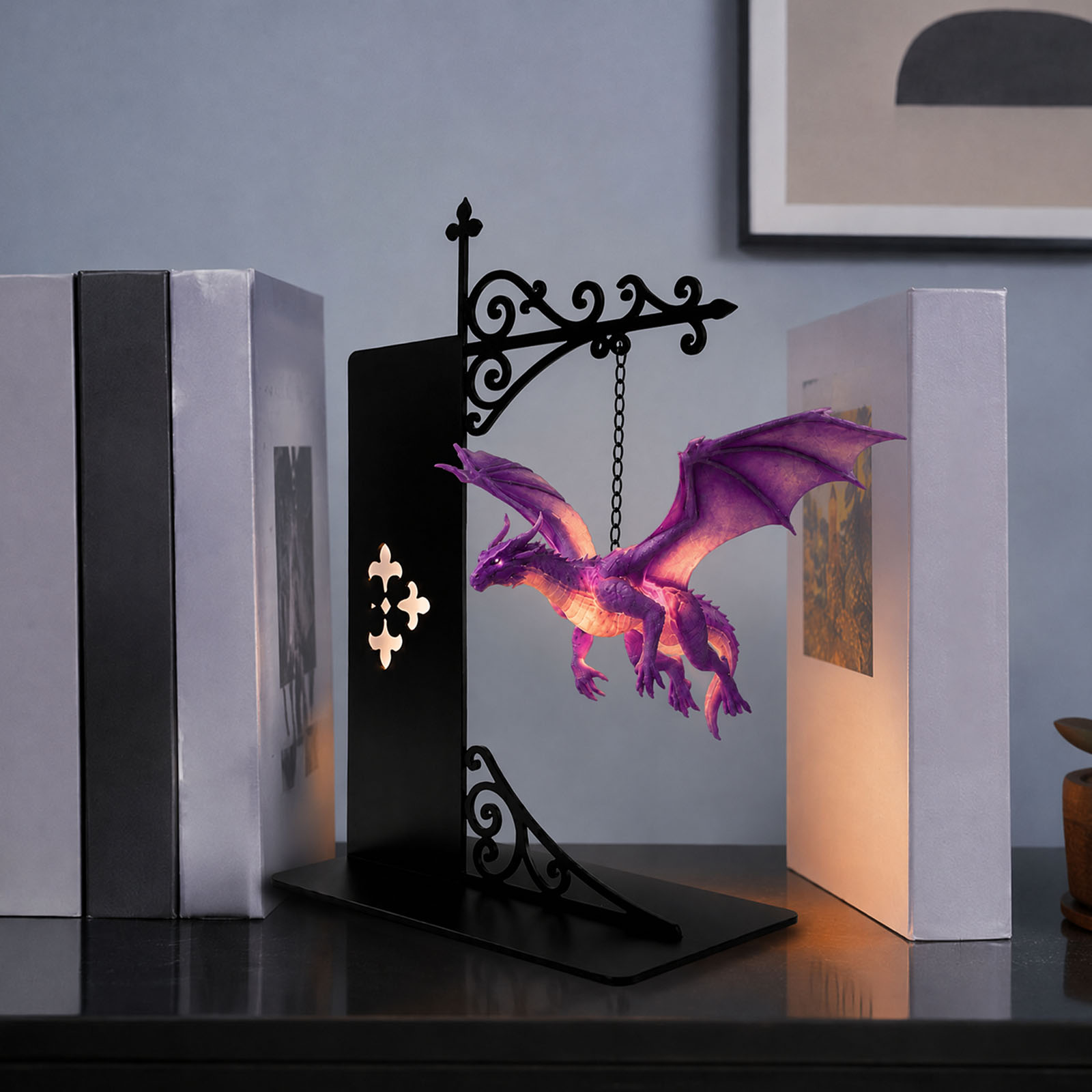 Lampe de lecture Dragon, lumiè - Aesthetic Bookend avis et prix