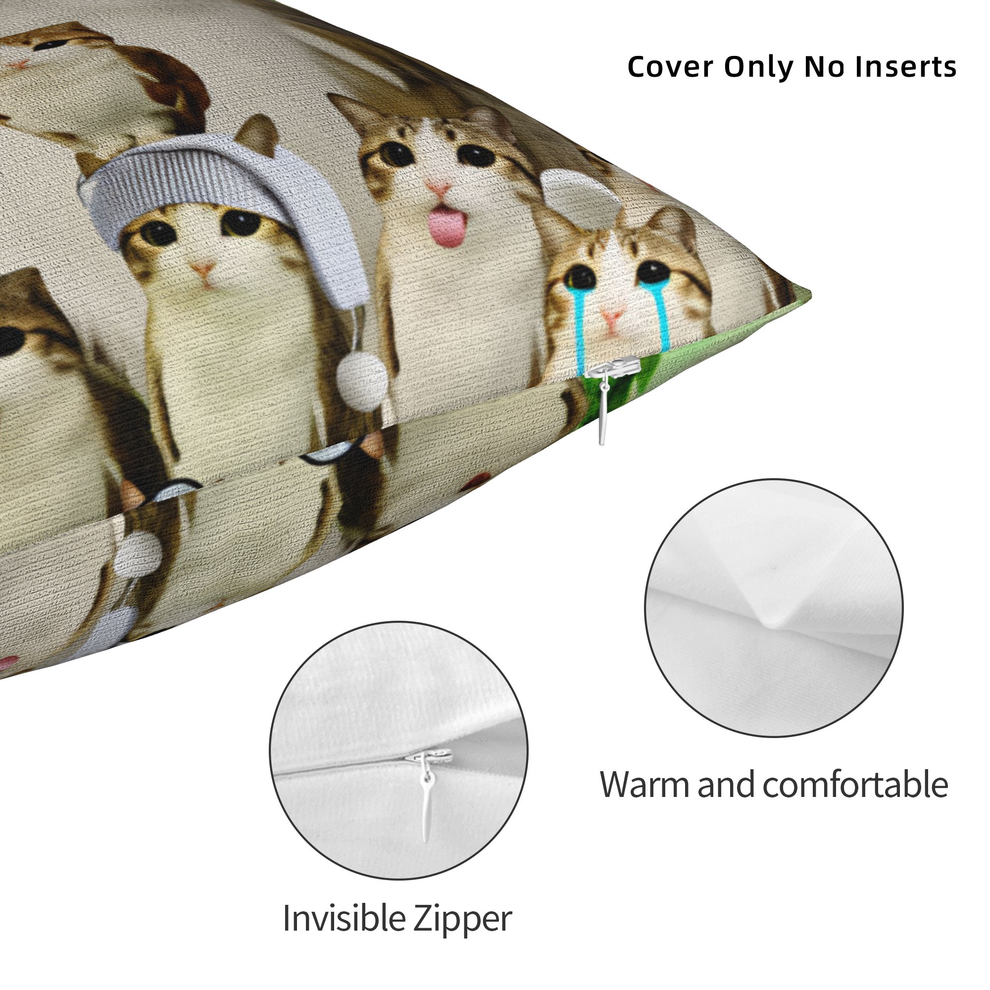 Housse de coussin amusante Meo - Home Decor Png avis et prix
